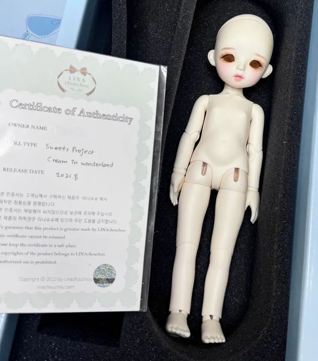 旧官 リーナシュシュ 윈더랜드 クリーム 球体関節人形 usd