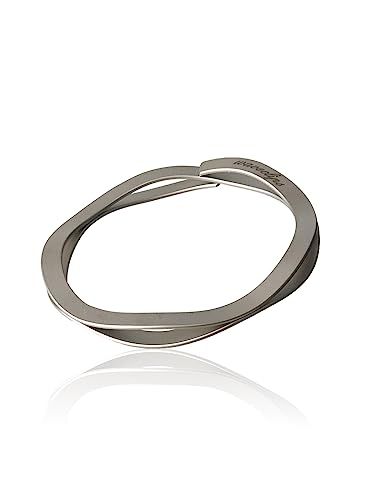 [Waveclips] マネークリップ 日本製 【最先端技術を支える工業用ばね】 はさみやすい 高強度 軽量 取付け簡単 ステンレス メンズ プレゼント 国内製造 (ラージ)ｍａ
