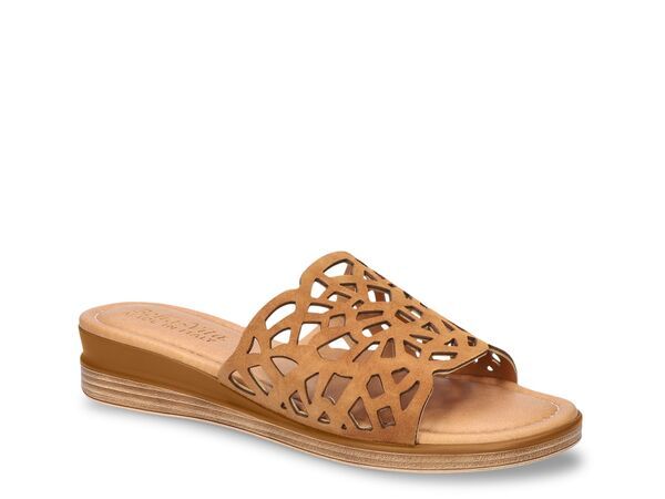 ベラヴィータ レディース シューズ サンダル Bella Vita Cas Italy Wedge Sandal Whiskey Tan タン