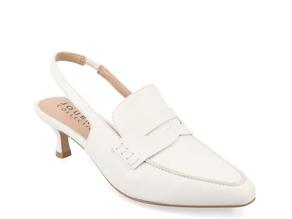 ジュルネ コレクション レディース シューズ パンプス Journee Collection Amory Pump White ホワイト