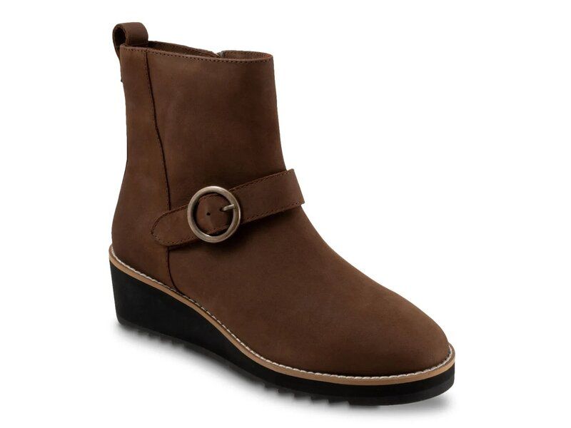 ソフトウォーク レディース シューズ ブーツ・レインブーツ Softwalk Westland Bootie Dark Brown ブラウン