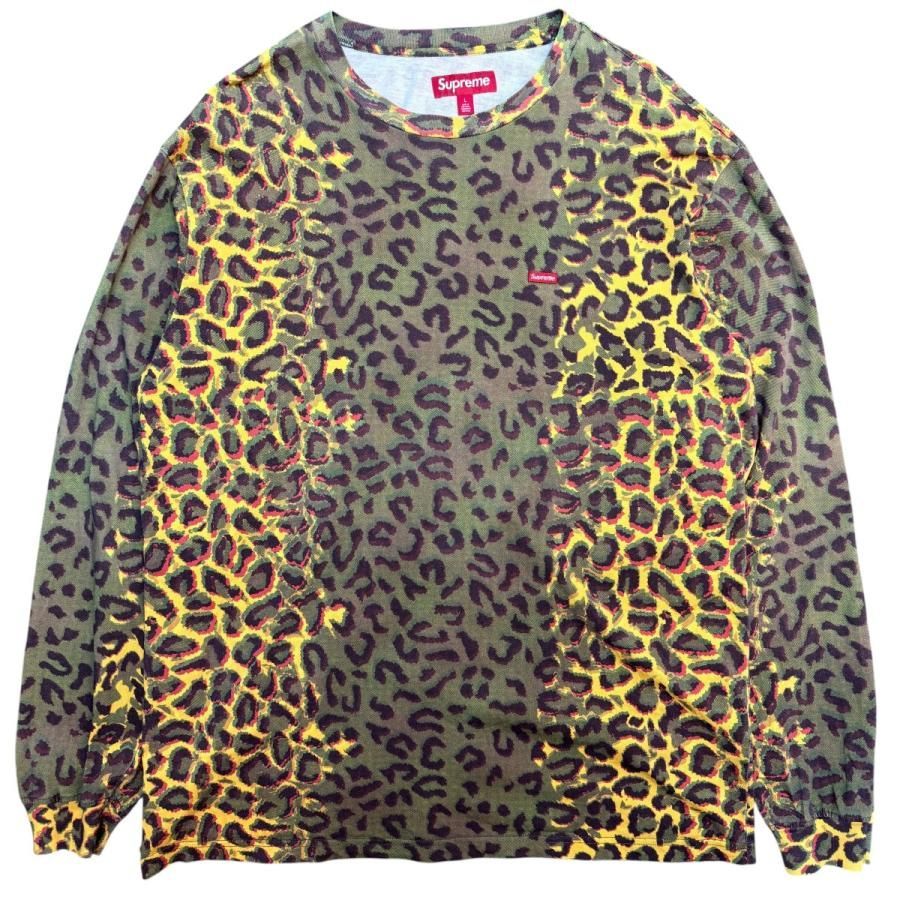 supreme 24AWヒョウ柄 長袖カットソー サイズ【L】シュプリーム Supreme 24AW／ Small Box L／S Tee Cheetah