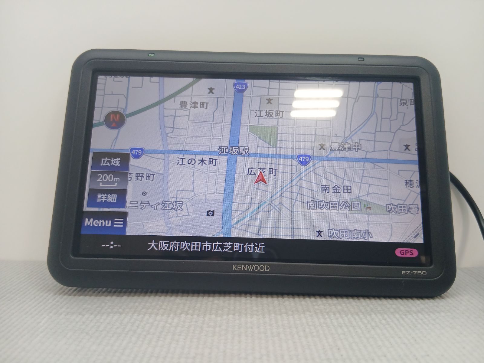KENWOOD EZ-750 7インチポータブル ワンセグ 24Vにも対応！ EZ-750