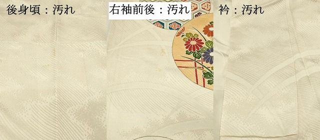 平和屋着物□小振袖 二尺袖 駒刺繍 花丸文 菊 金彩 正絹 逸品