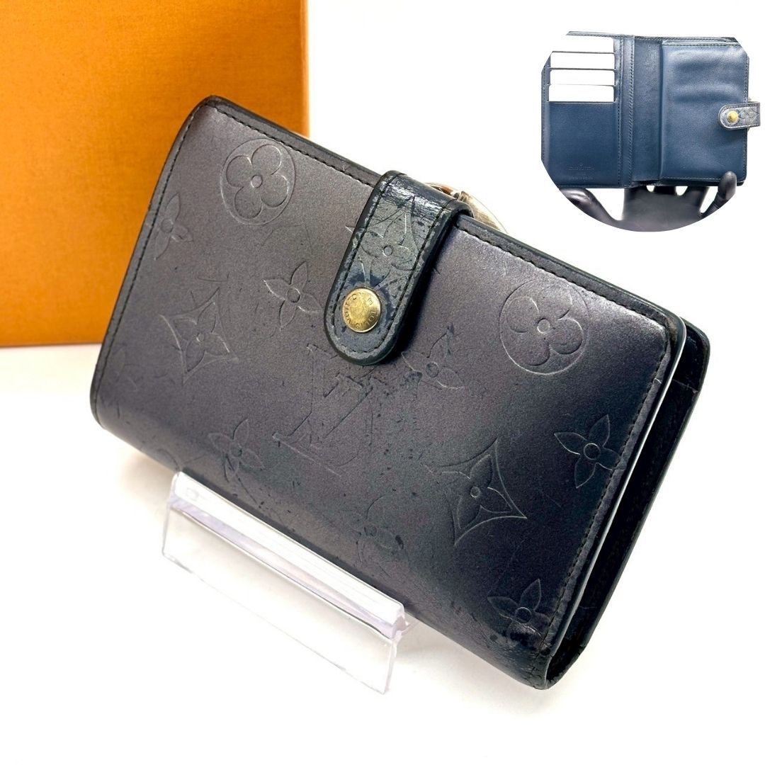 深い時を刻む】 LOUIS VUITTON モノグラムマット ヴィエノワ がま口 二