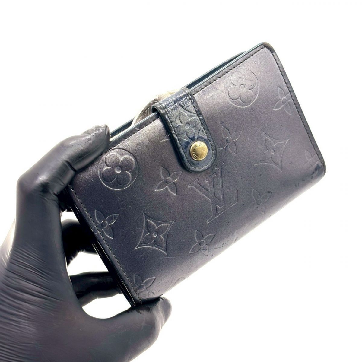 深い時を刻む】 LOUIS VUITTON モノグラムマット ヴィエノワ がま口 二