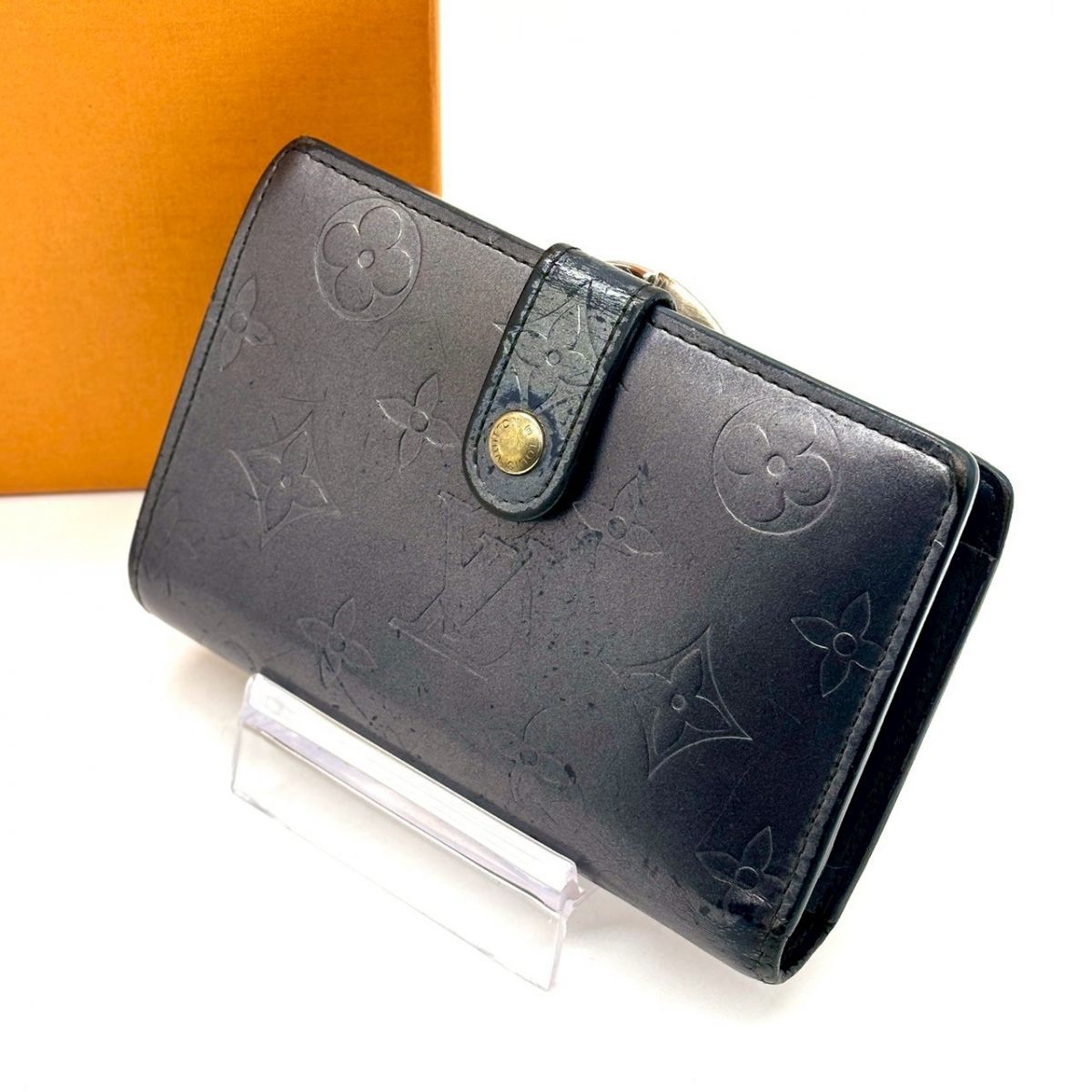 深い時を刻む】 LOUIS VUITTON モノグラムマット ヴィエノワ がま口 二