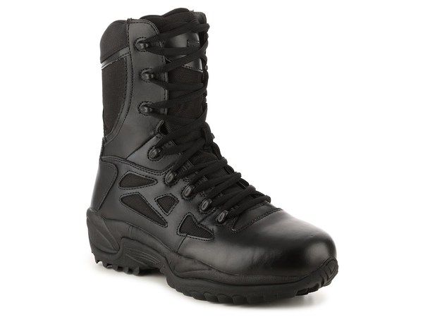 リーボック メンズ シューズ ブーツ・レインブーツ Reebok Work Rapid Response Hi Work Boot Black ブラック