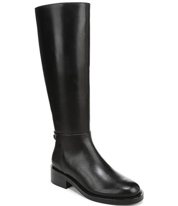 サムエデルマン レディース シューズ ブーツ・レインブーツ トール レザー Sam Edelman Milla Leather Tall Riding Boots Black ブラック