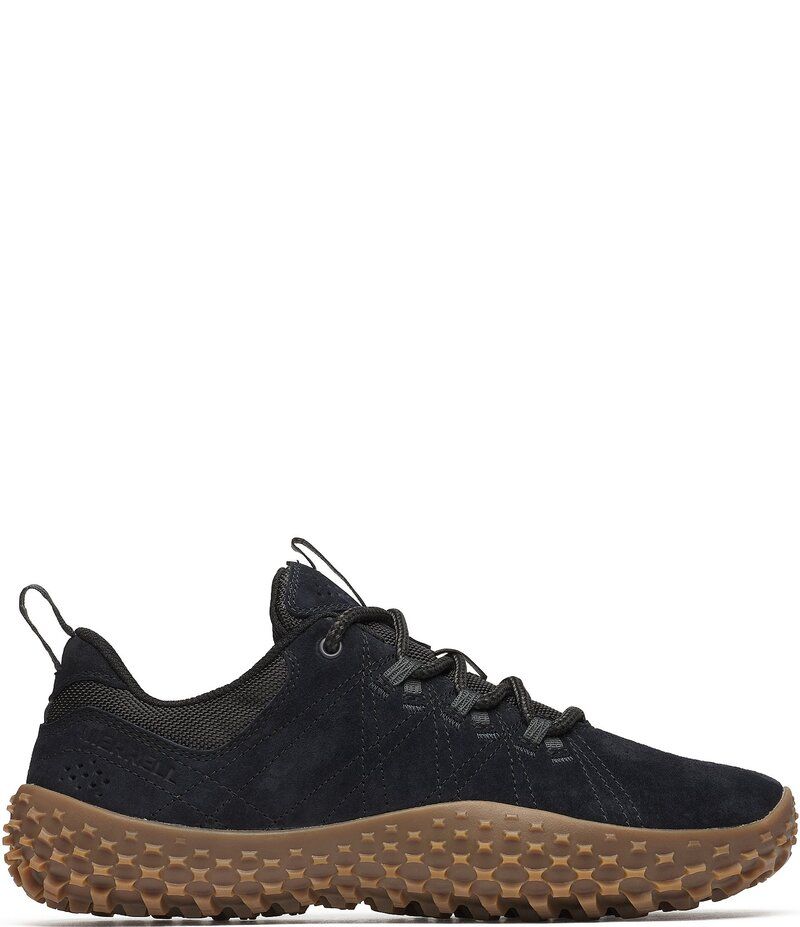 メレル レディース シューズ スニーカー スエード Merrell Womens Wrapt Suede Sneakers BlackGum ブラック