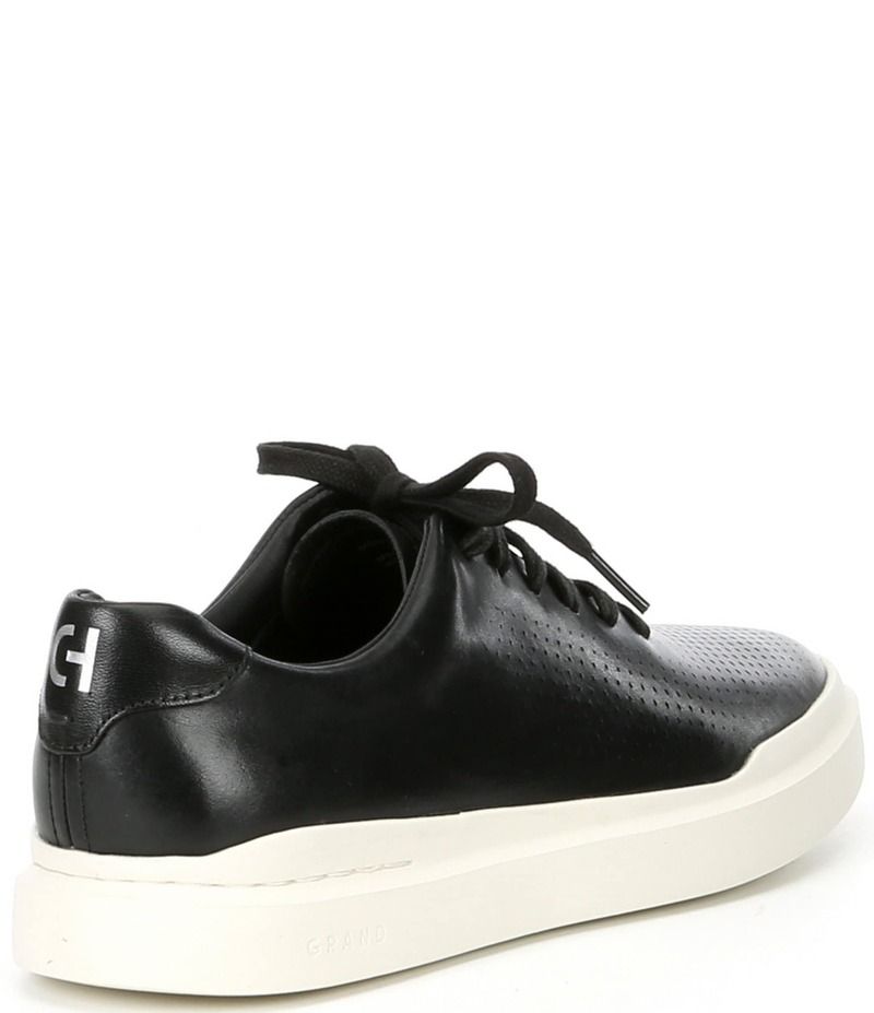 コールハーン メンズ シューズ ドレスシューズ スニーカー レザー Cole Haan Mens Rally Perforated Leather Sneakers Black ブラック