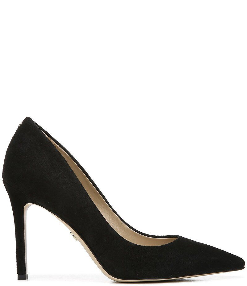サムエデルマン レディース シューズ ヒール スエード Sam Edelman Hazel Suede Pointed Toe Pumps Black ブラック