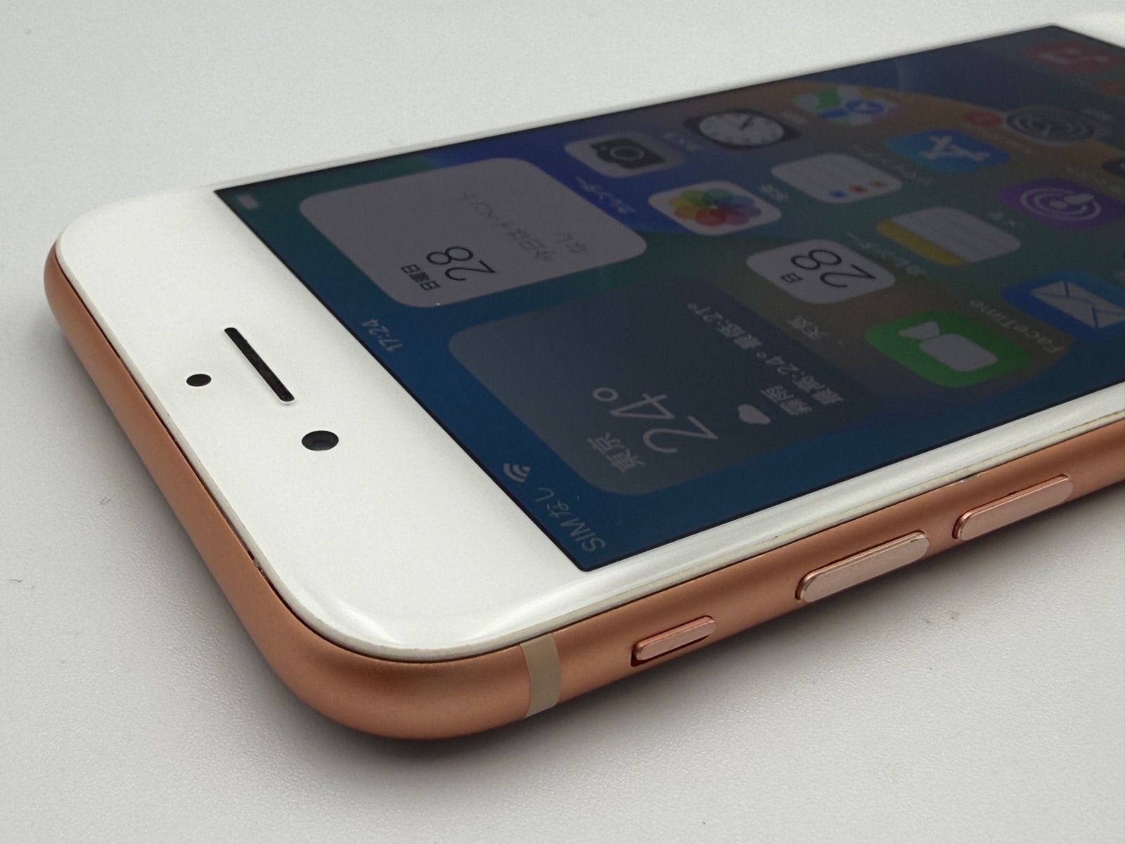 大容量バッテリー新品交換済み 100％ SIMフリー iPhone8 256GB
