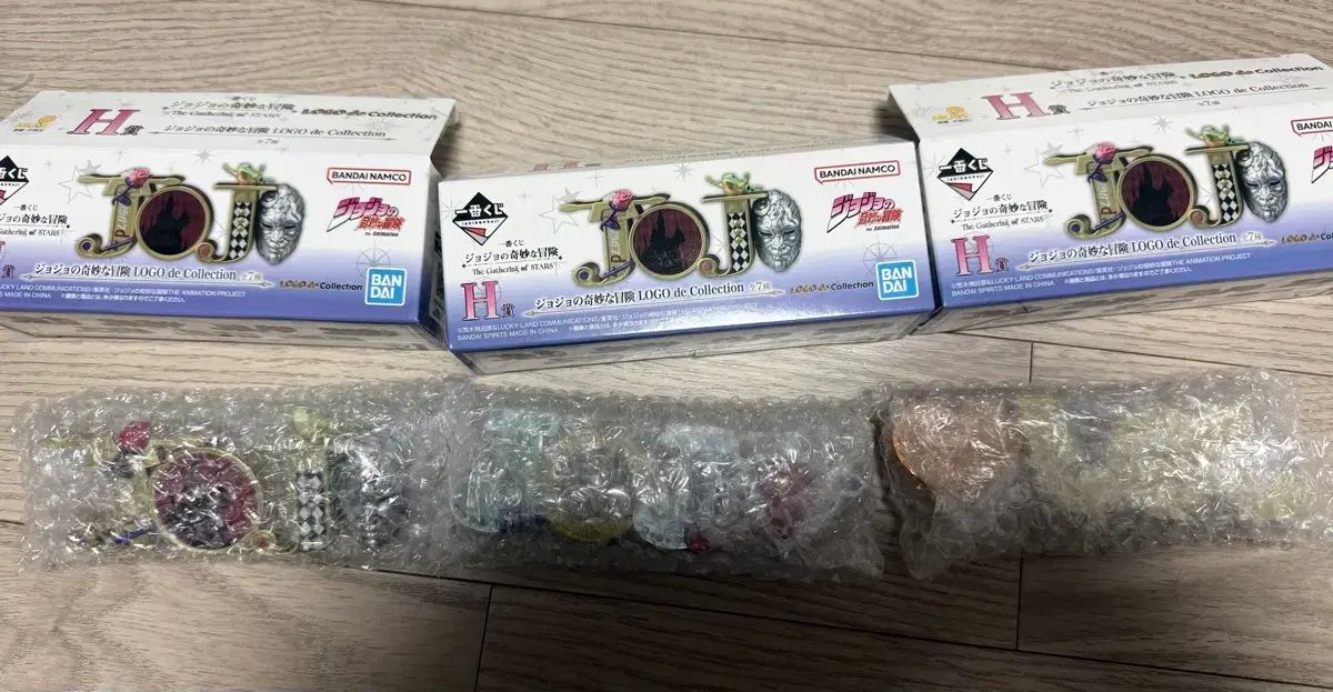 (新品 まとめ売り) 一番くじ ジョジョ H賞 1 2 3部 ロゴ