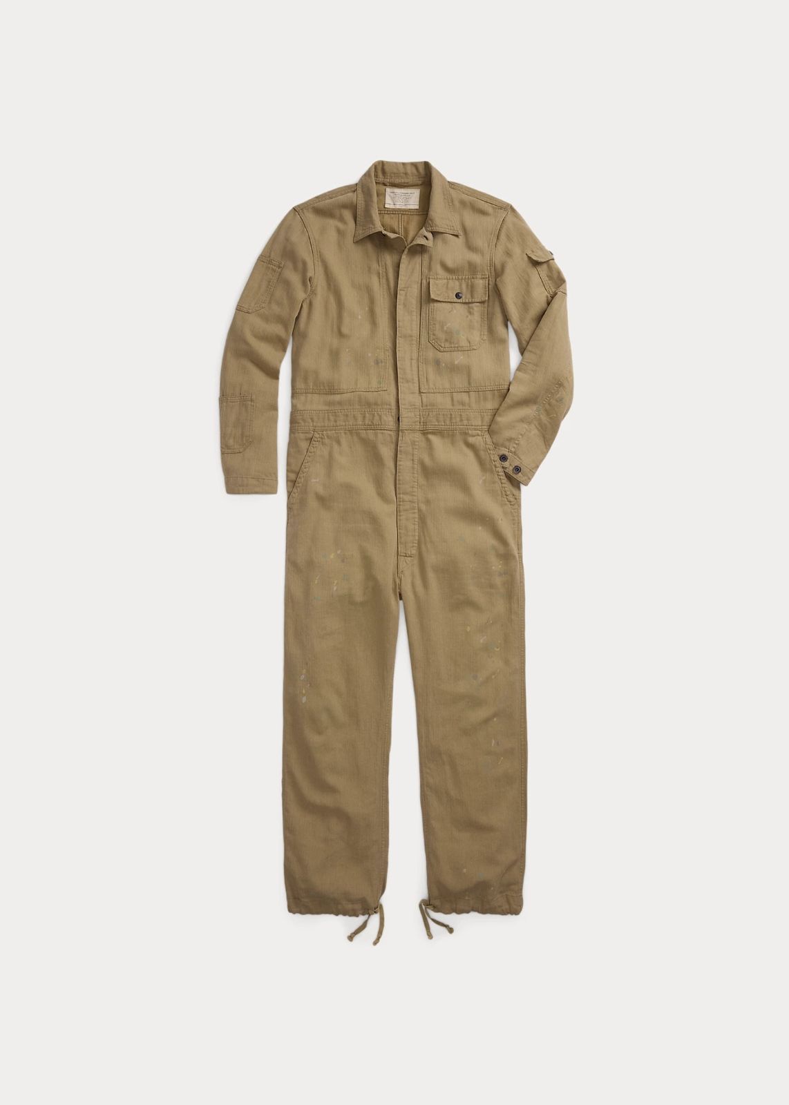 RRL Linen Cotton Herrinbone Coverall ペイント加工 リネンコットン