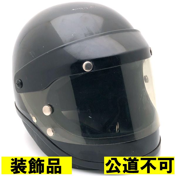 装飾品・公道不可】純正シールド付 SHOEI S-20 BLACK 60cm 【海外直 