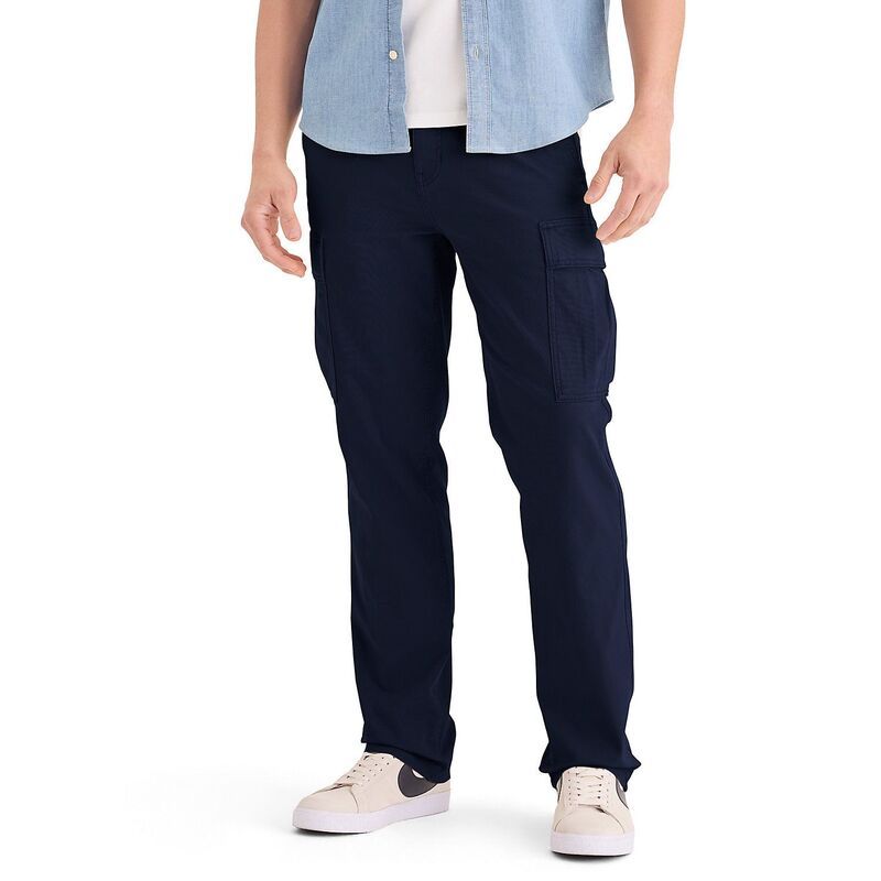 ドッカーズ メンズ ボトムス カジュアルパンツ カーゴパンツ Mens Dockers Utility Straight Fit Cargo Pants Navy Blazer ネイビー