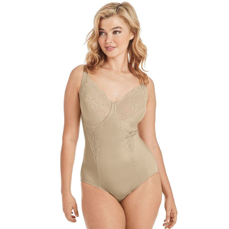メイデンフォーム レディース ボトムス カジュアルパンツ レース Maidenform Firm Control Shapewear LaceTrim Body Shaper 1456 Paris N