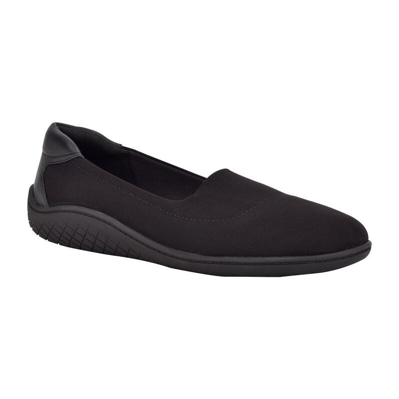 イージースピリット レディース シューズ サンダル A ライン Easy Spirit Gift Womens ALine Stretch Comfort Flats Black ブラック