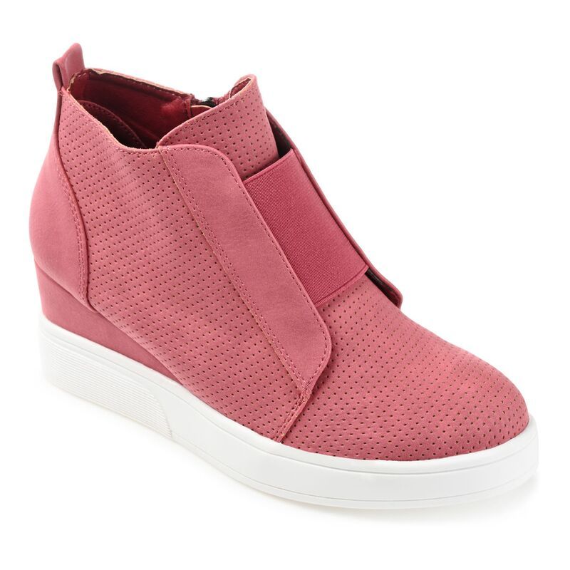 ジュルネ コレクション レディース シューズ スニーカー Journee Collection Clara Womens Wedge Sneakers Pink ピンク