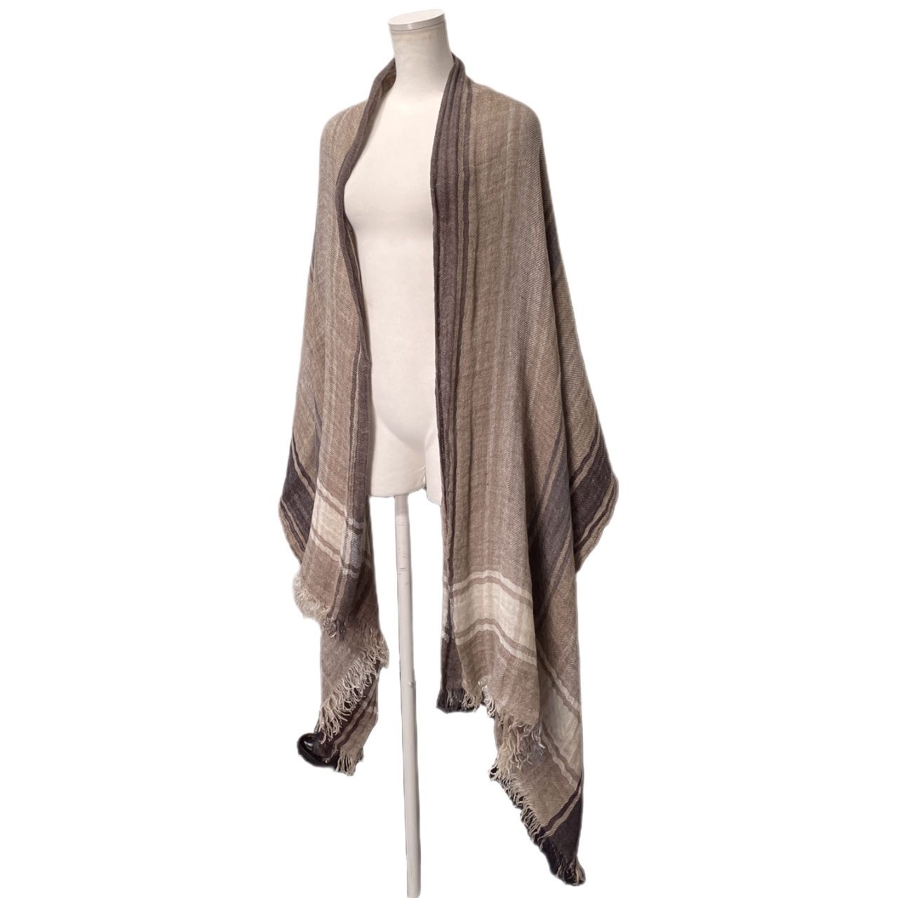 Brunello Cucinelli ブルネロクチネリ リネン大判ストール 麻ストール