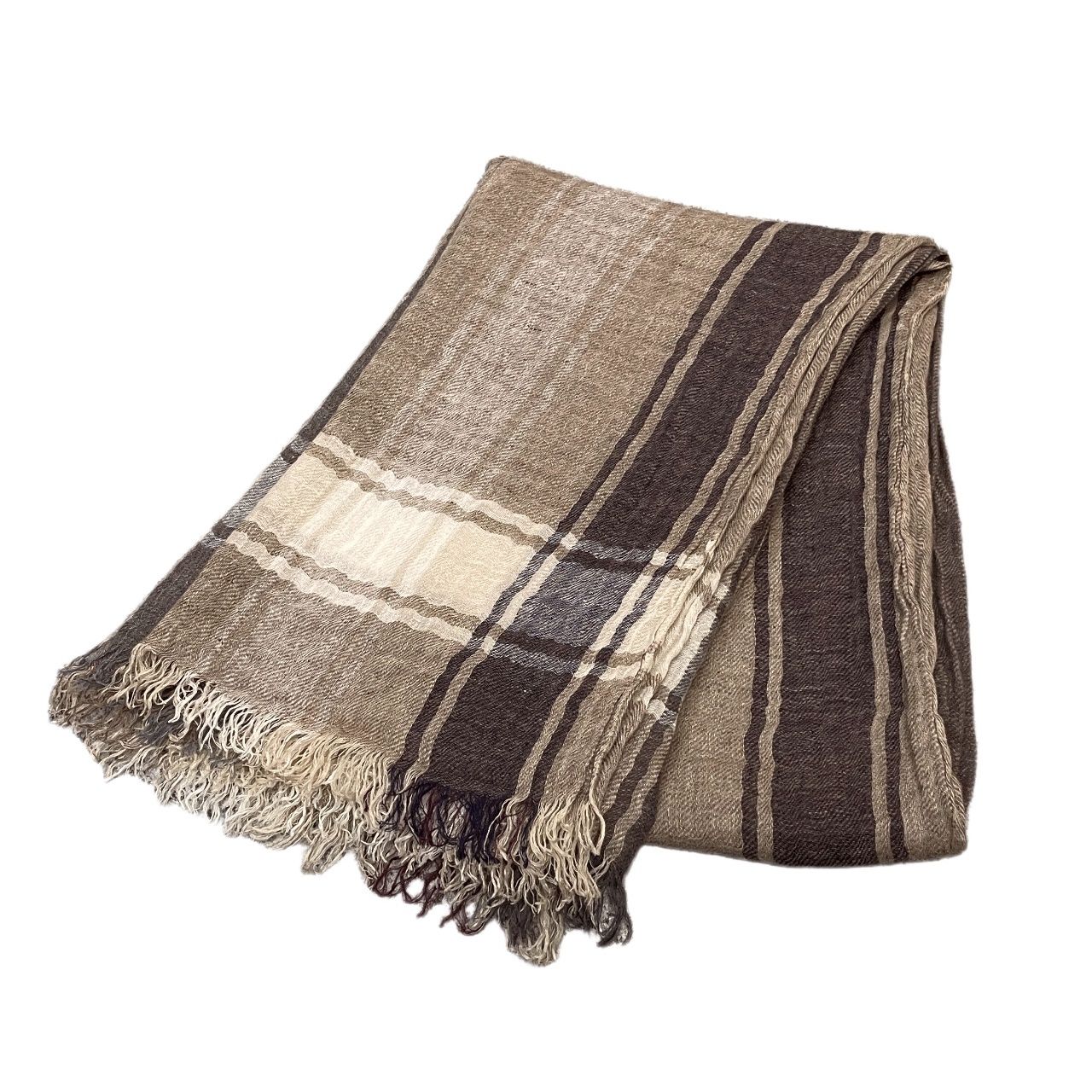 Brunello Cucinelli ブルネロクチネリ リネン大判ストール 麻ストール
