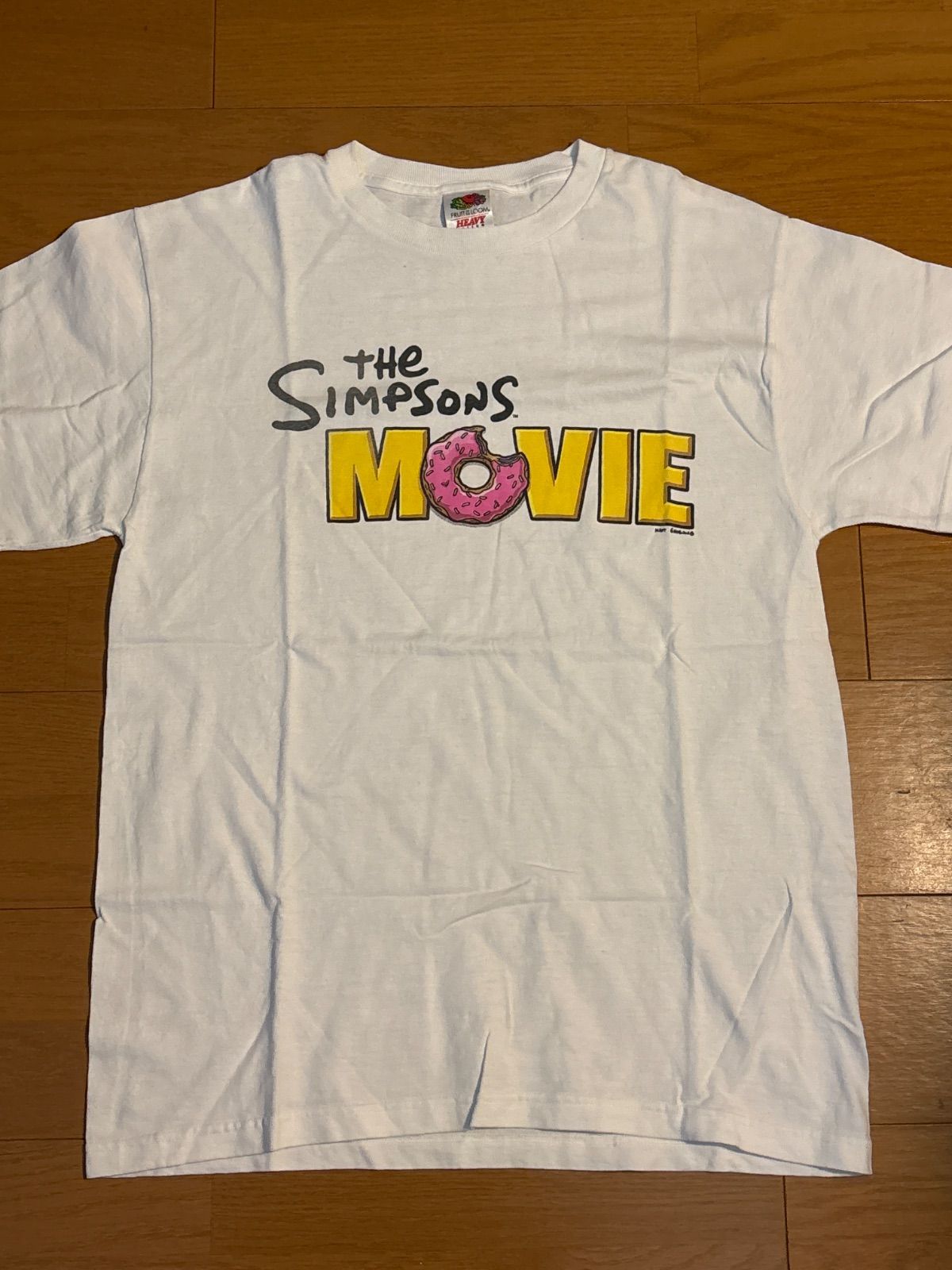 希少プリント　90s　シンプソンズ　Movie　映画　ムービー　ビンテージ　ｔシャツ　ヴィンテージ　スポンジボブ　アメコミ　ニコロデオン