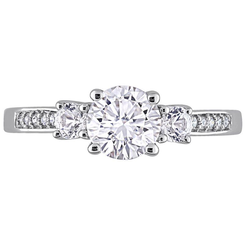 ステラ グレース レディース アクセサリー リング Stella Grace 10k White Gold LabCreated White Sapphire Diamond Accent 3Ston