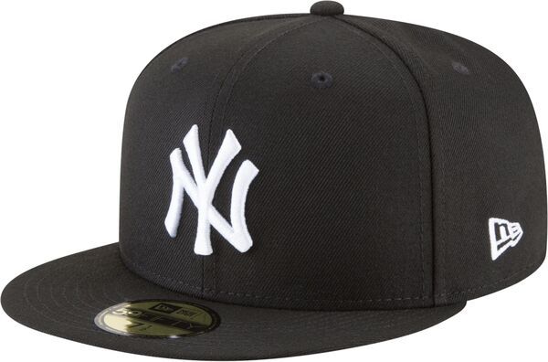ニューエラ レディース アクセサリー 帽子 New Eradult New York Yankees 59Fifty Basic BlackWhite Fitted Hat NoColor ホワイト