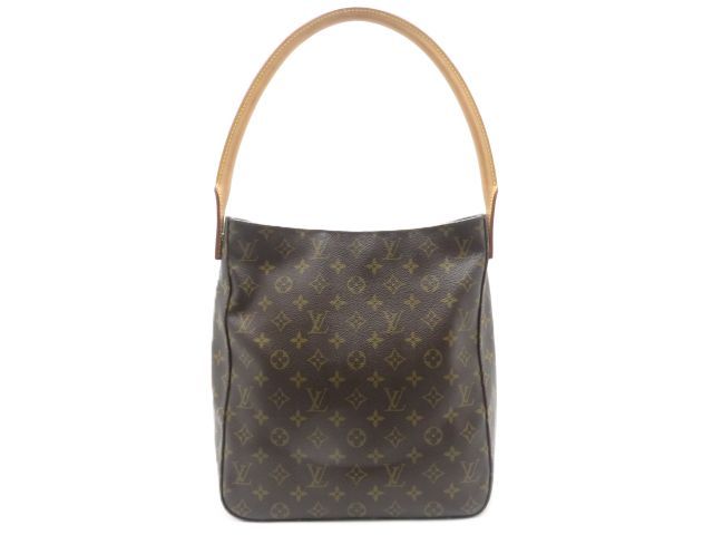 LOUIS VUITTON ルイ・ヴィトン バッグ ルーピングGM モノグラム ﾊﾞｯｸﾞ M51145 トートバッグ モノグラムキャンバス/モノグラム ブラウン レディース【中古】【431】