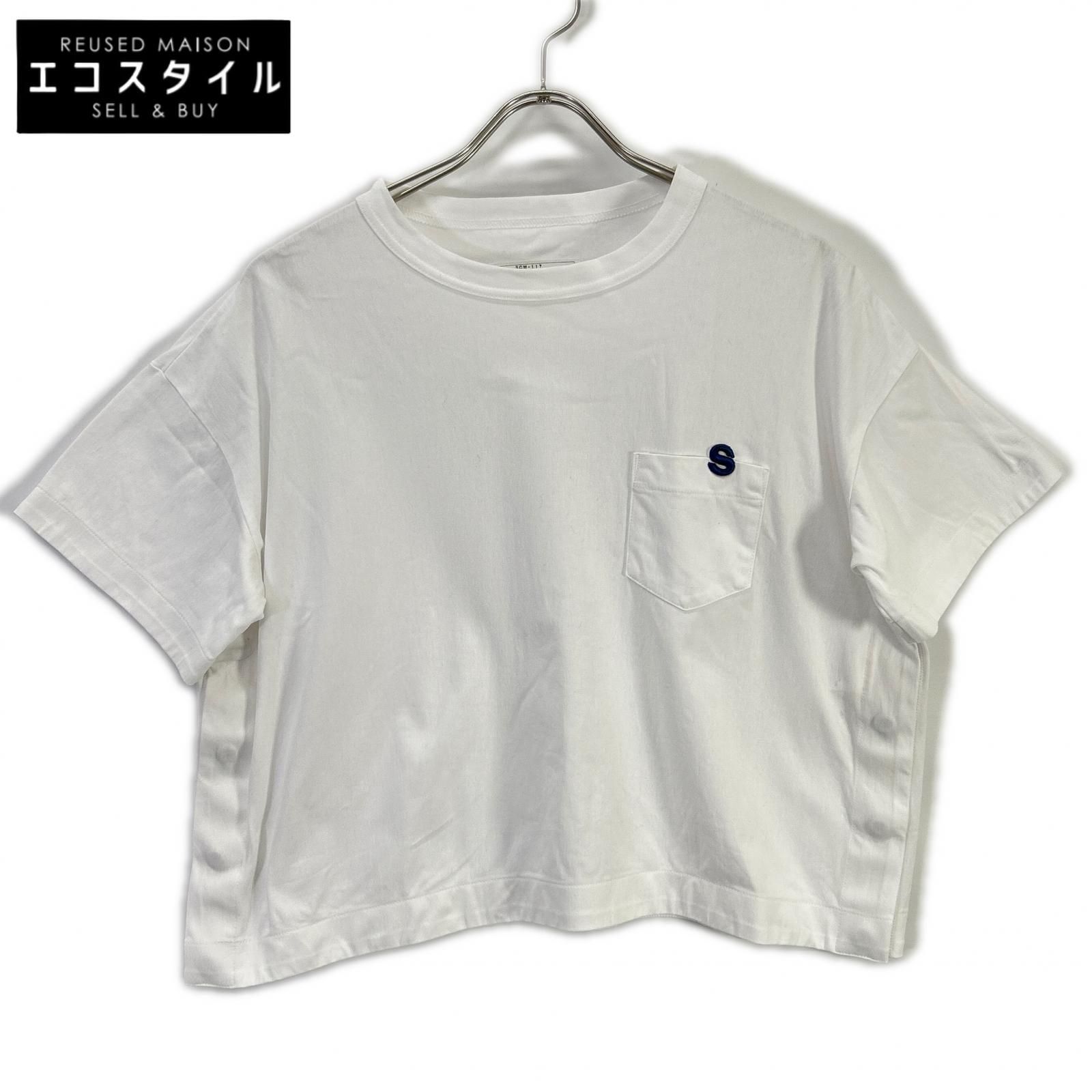 sacai　サカイ　SCW-117 ホワイト s Cotton Jersey Tshirt　2