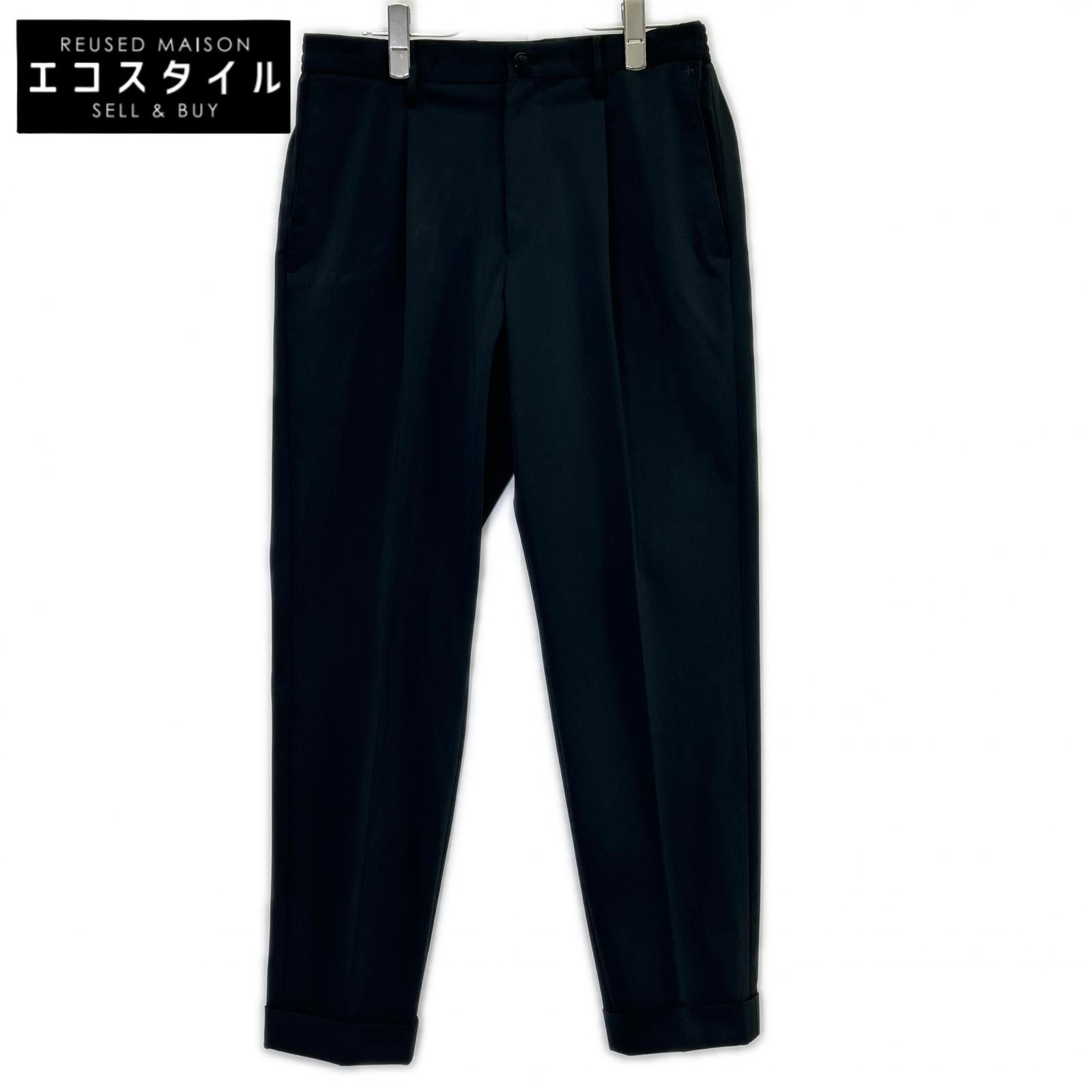 +CLOTHET　クロスクローゼット　CLG-20013 ブラック Matte Twist Easy Trousers マットツイストイージートラウザー　2