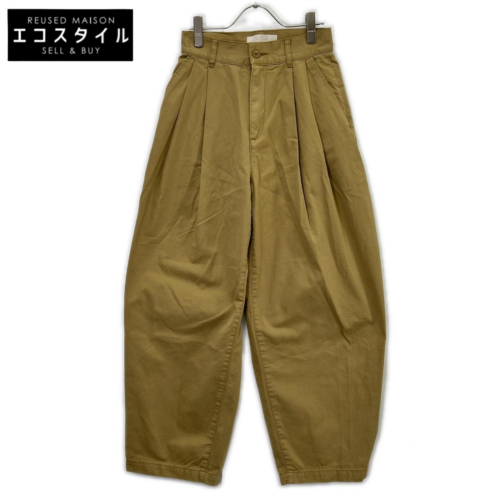 Plage　プラージュ　26年製 26030922172020 ベージュ Stripe PJ パンツ　34
