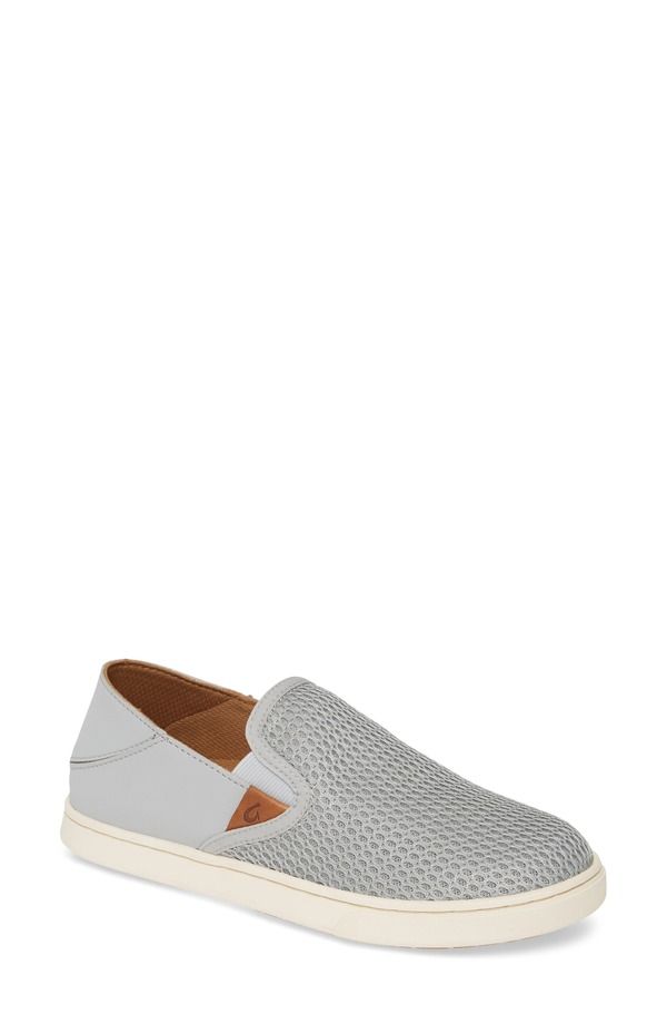オルカイ レディース シューズ スニーカー OluKai Pehuea SlipOn Sneaker Pale GreyGrey Fabric グレー