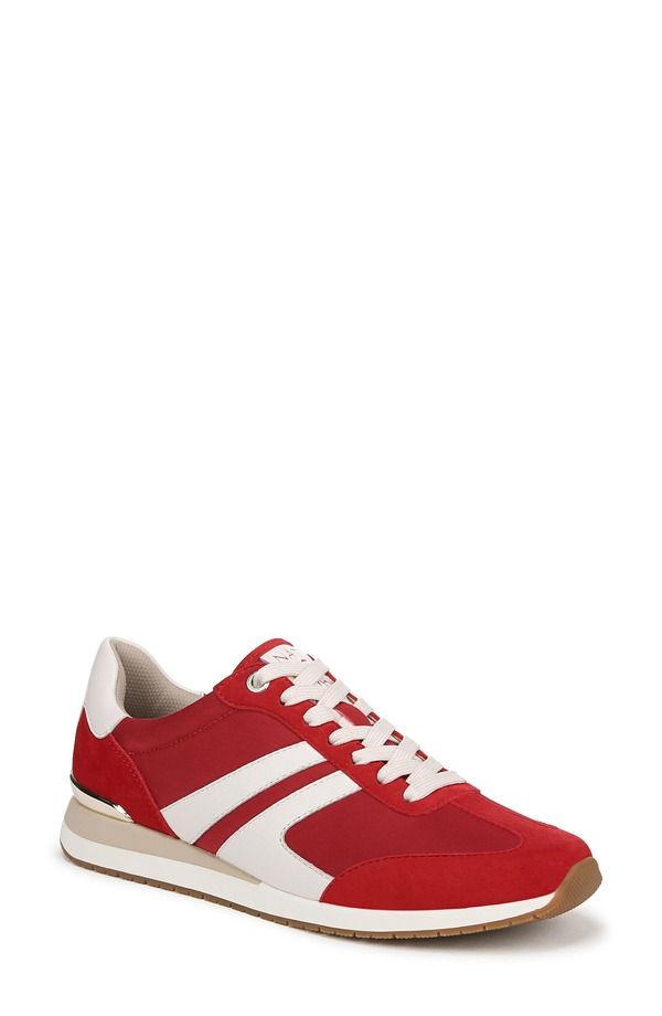 ナチュライザー レディース シューズ スニーカー Naturalizer Lorena Sneaker Crimson Red Warm White ホワイト