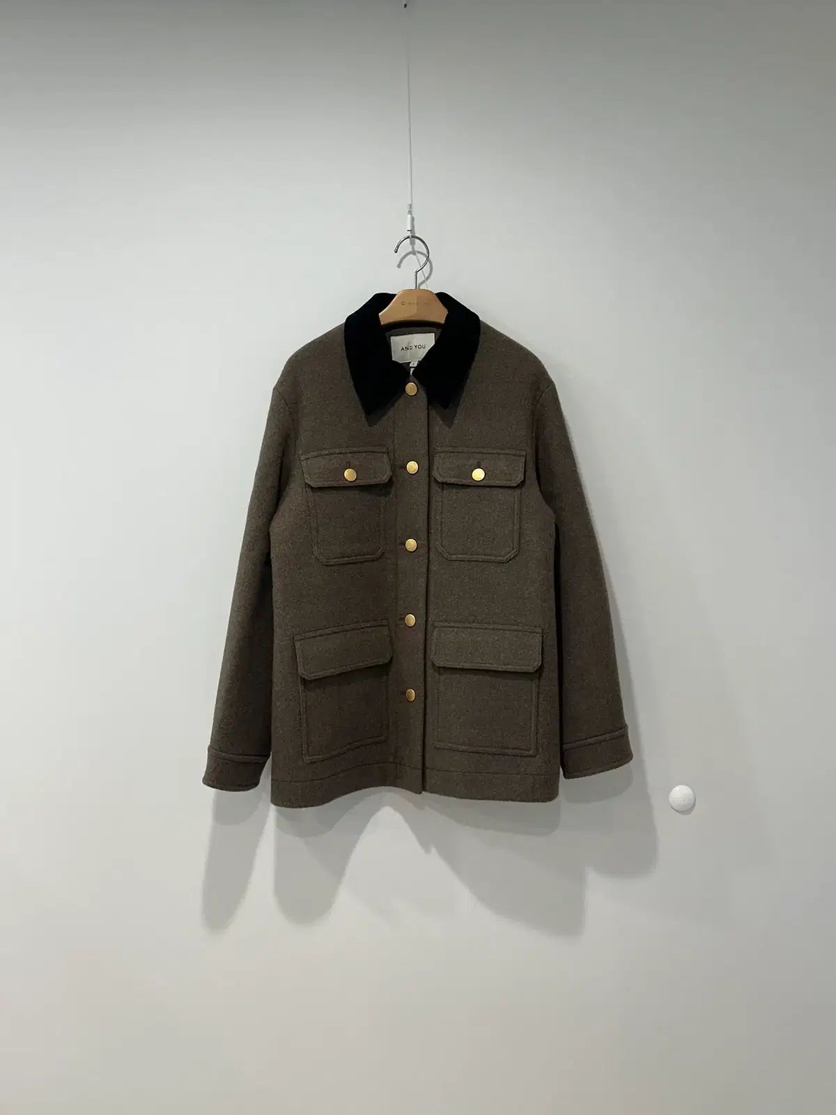 アンドユゥ アンドユゥ ウール ジャケット