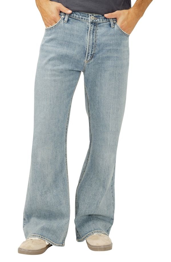 シルバー ジーンズ メンズ ボトムス デニムパンツ Silver Jeans Co Jack Flare Jeans Bonfire