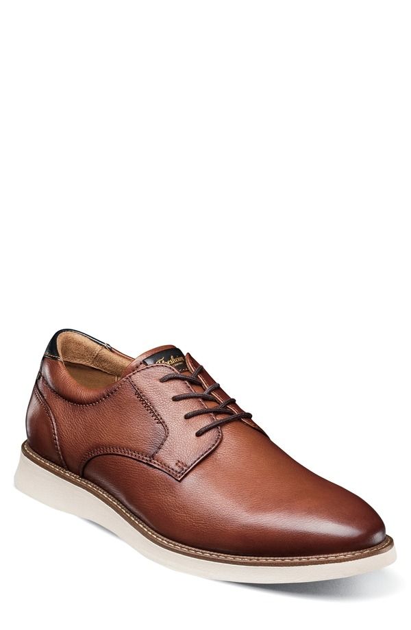 フローシャイム メンズ シューズ ダービー Florsheim Launch Plain Toe Derby Cognac Multi マルチカラー