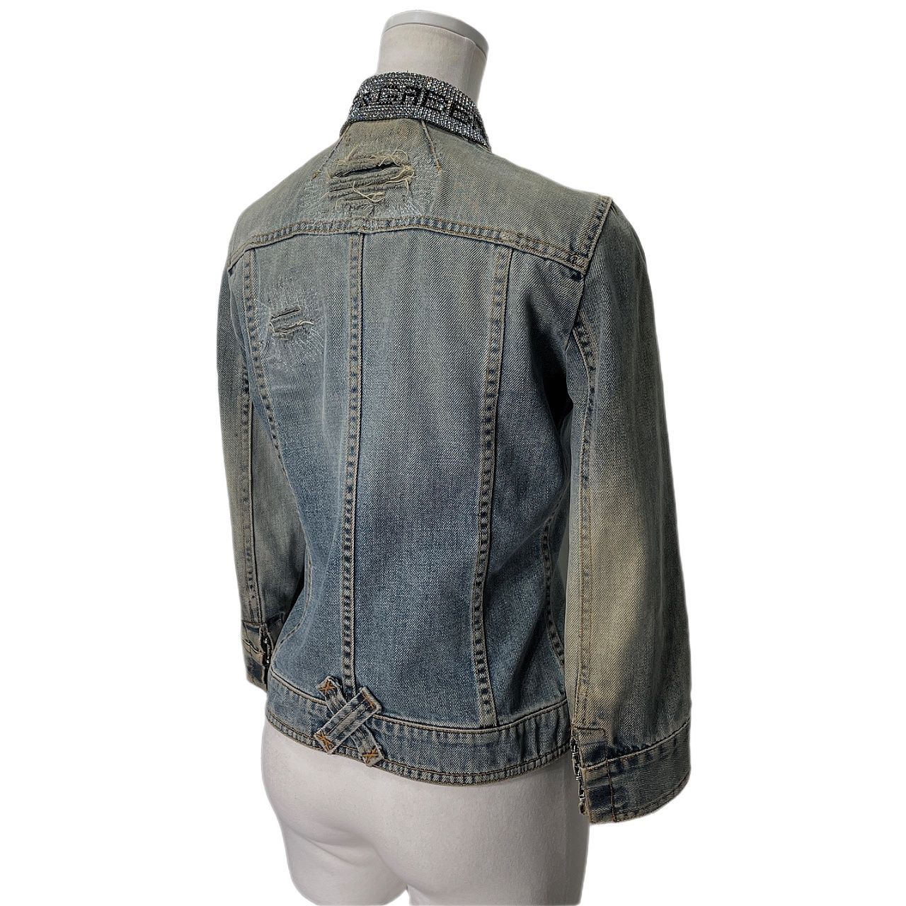 DOLCE＆GABBANA ドルチェ&ガッバーナ VINTAGE ラインストーンデニム 
