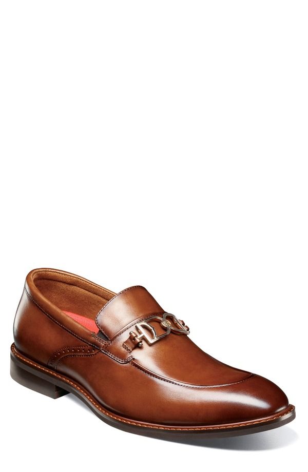 ステイシーアダムス メンズ シューズ ローファー Stacy Adams Boyd Apron Toe Bit Loafer Brandy