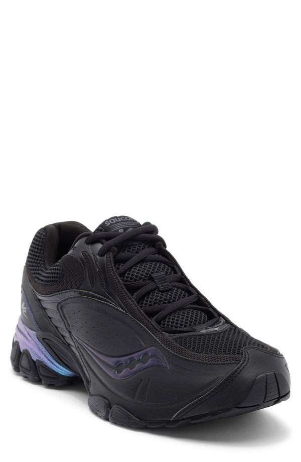 サッカニー レディース シューズ スニーカー Saucony Gender Inclusive ProGrid v2 Sneaker Black Night ブラック