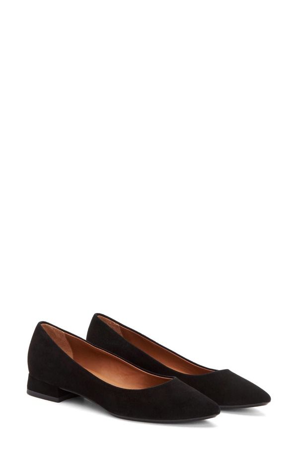 アクアタリア レディース シューズ パンプス Aquatalia Penina WeatherproofFlat Black Suede ブラック