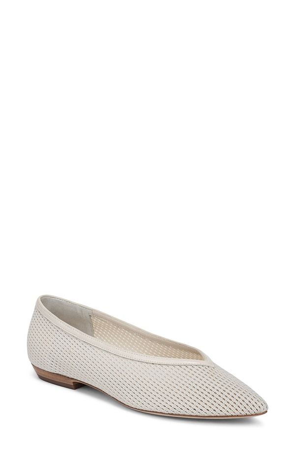 ヴェロニカ ベアード レディース シューズ パンプス Veronica Beard Bancroft Pointed Toe Flat Ecru エクリュ