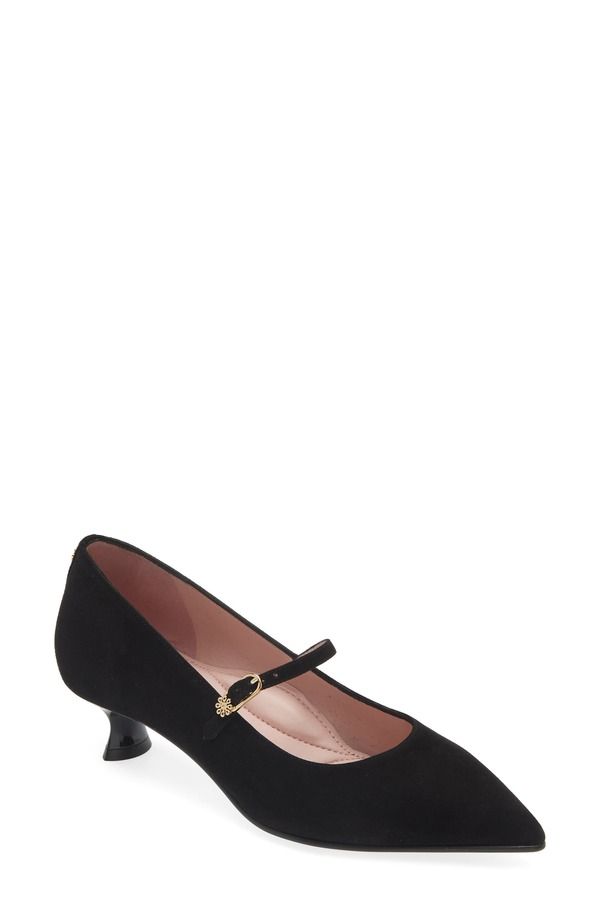 ナオト レディース シューズ ヒール Naot Rosalie Pointed Toe Pump Black Classic Suede ブラック