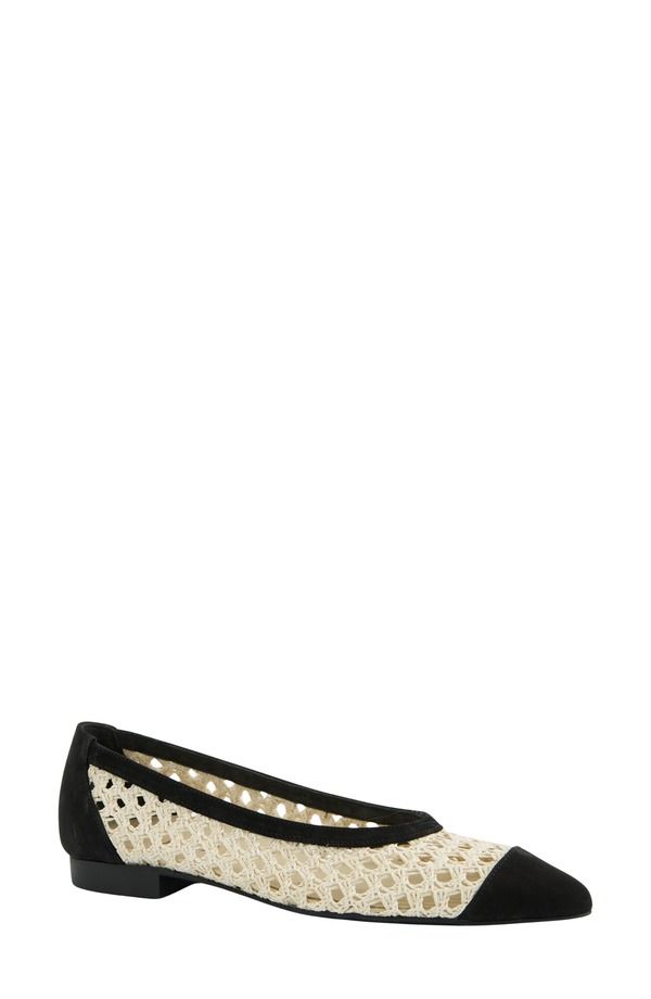 ポール・グリーン レディース シューズ パンプス Paul Green Daisy Pointed Toe Flat Black Nature Diva Nubuk ブラック