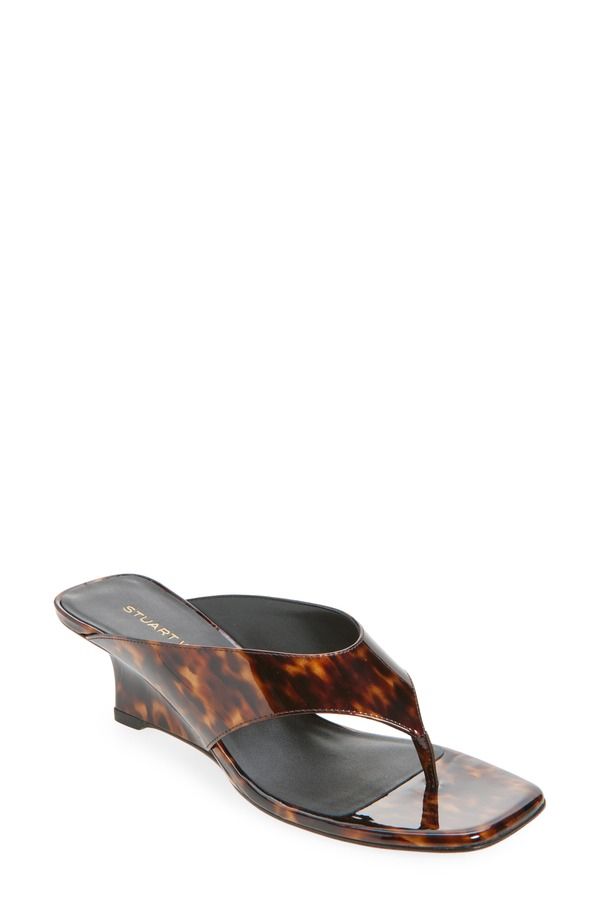 スチュアート ワイツマン レディース シューズ ヒール サンダル Stuart Weitzman Vinnie 50 Wedge Thong Sandal Classic Beige ベージュ