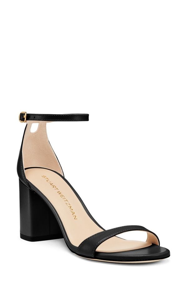 スチュアート ワイツマン レディース シューズ ヒール サンダル Stuart Weitzmanudist Block 75 Sandal Black ブラック