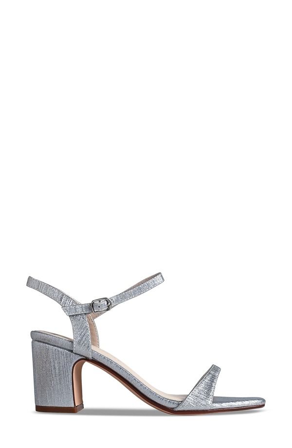 タッチアップ レディース シューズ ヒール サンダル Touch Ups True Sandal Silver シルバー
