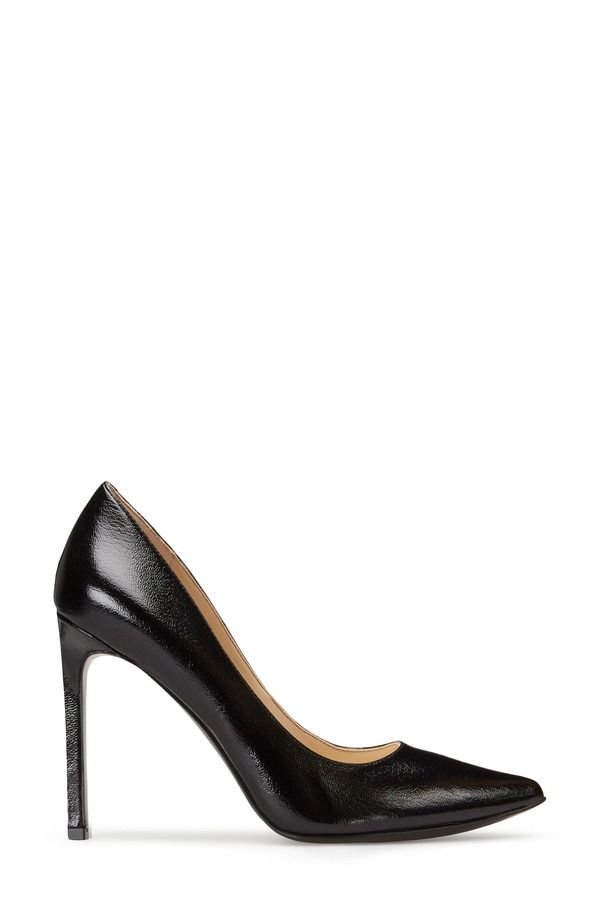ナインウェスト レディース シューズ ヒール Nine Westatiana Pointed Toe Pump Black Leather ブラック