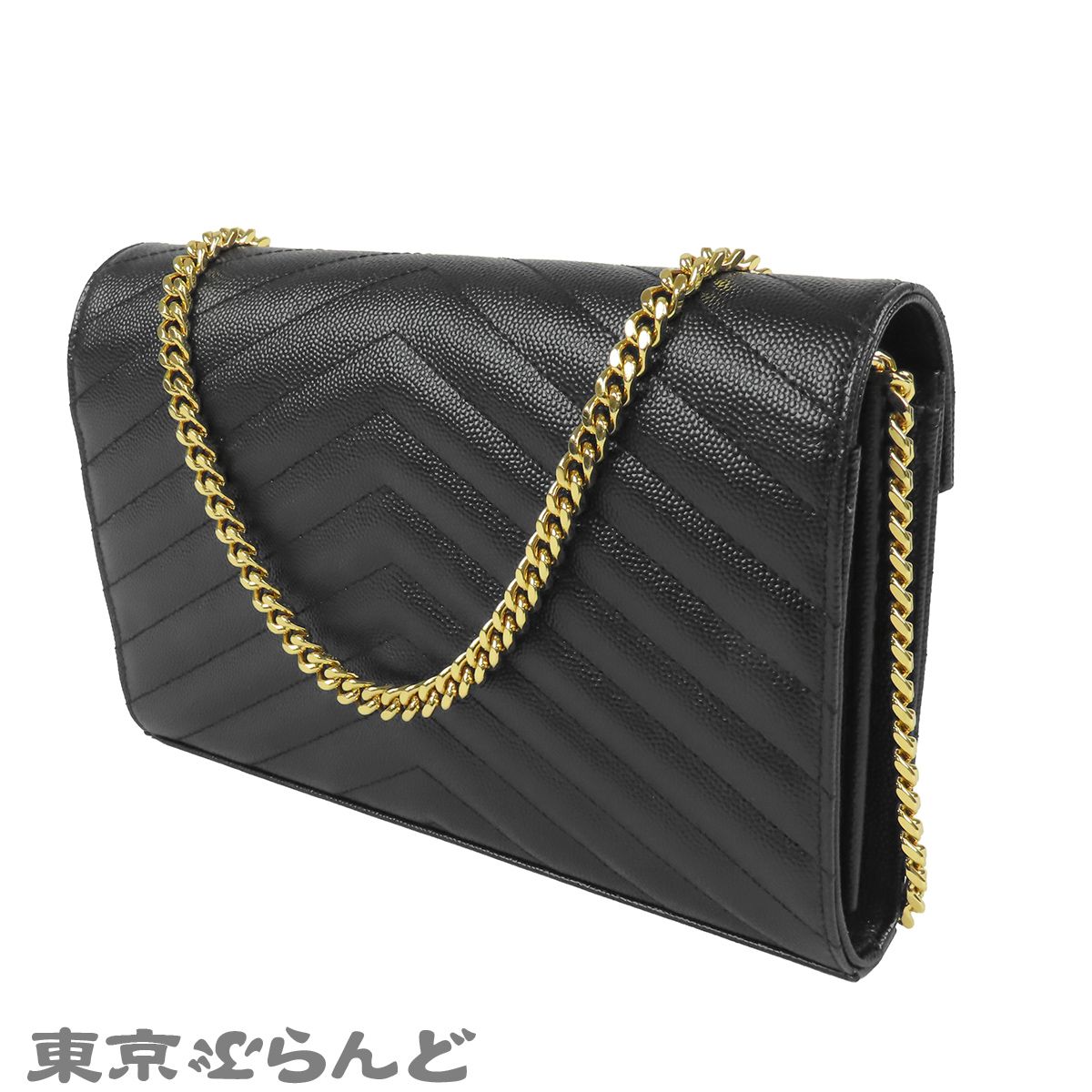 イヴ・サンローラン YVES SAINT LAURENT カサンドラ 377828 ブラック 